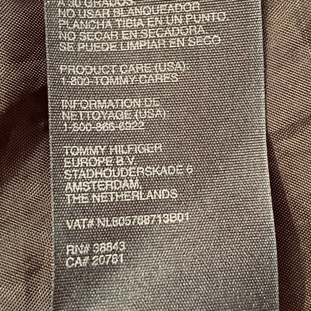 Tommy Hilfiger Black Trench Coat - Picture 5 of 8